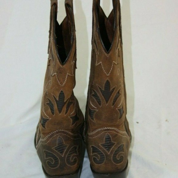 JB Dillon Cowboy Western Boots 8.5 B Goat Skin - Picture 6 of 9